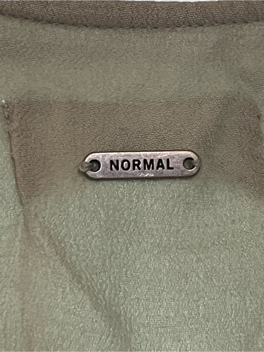 The Normal Brand Deep V Button Thru Dress Sz S Sage Green Midi - Picture 13 of 14
